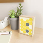 Yellow Honeycomb Mini Art Print Gallery Image 2