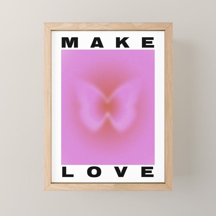 Make Love Art Print Mini Art Print Gallery Image 1