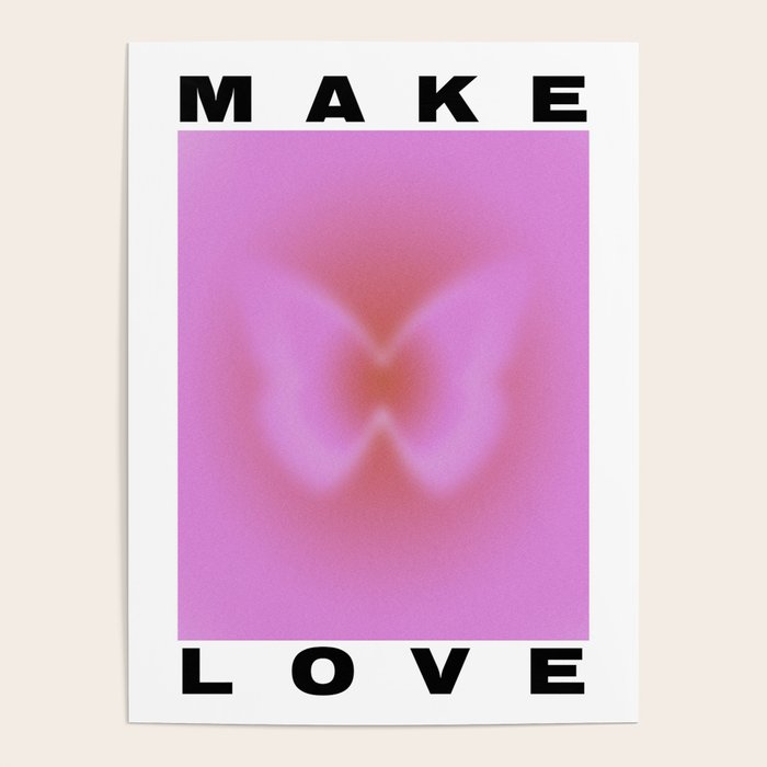 Make Love Art Print Poster Gallery Image 4