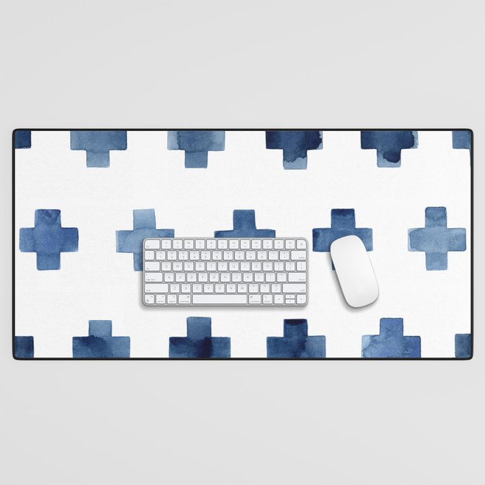 Crosses Scandinavian Pattern Desk Mat Gallery Image 1