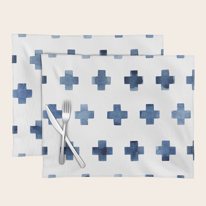 Crosses Scandinavian Pattern Placemat Gallery Image 1