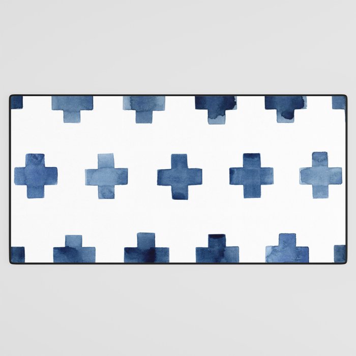 Crosses Scandinavian Pattern Desk Mat Gallery Image 3