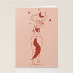 Fanny Ropes the Moon Stationery Card Gallery Image 2