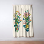 Floral Dragon Window Curtain Gallery Image 3