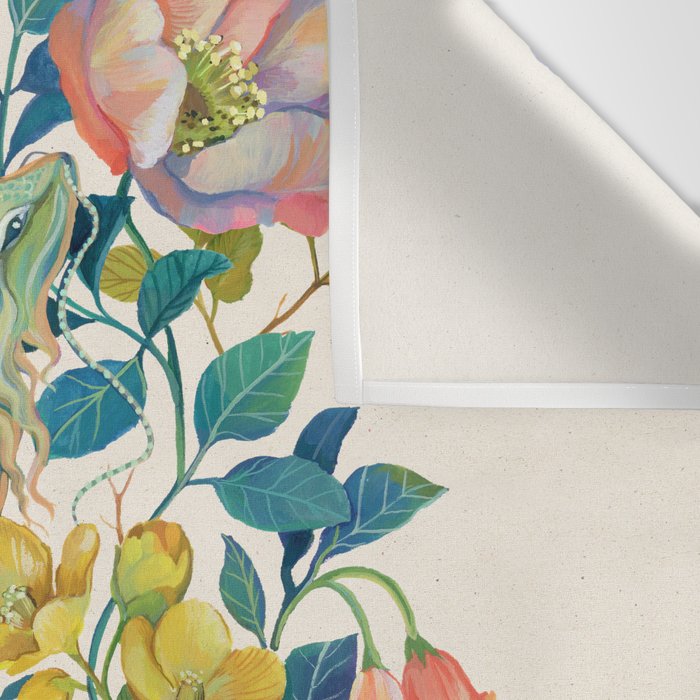 Floral Dragon Wall Tapestry Gallery Image 3