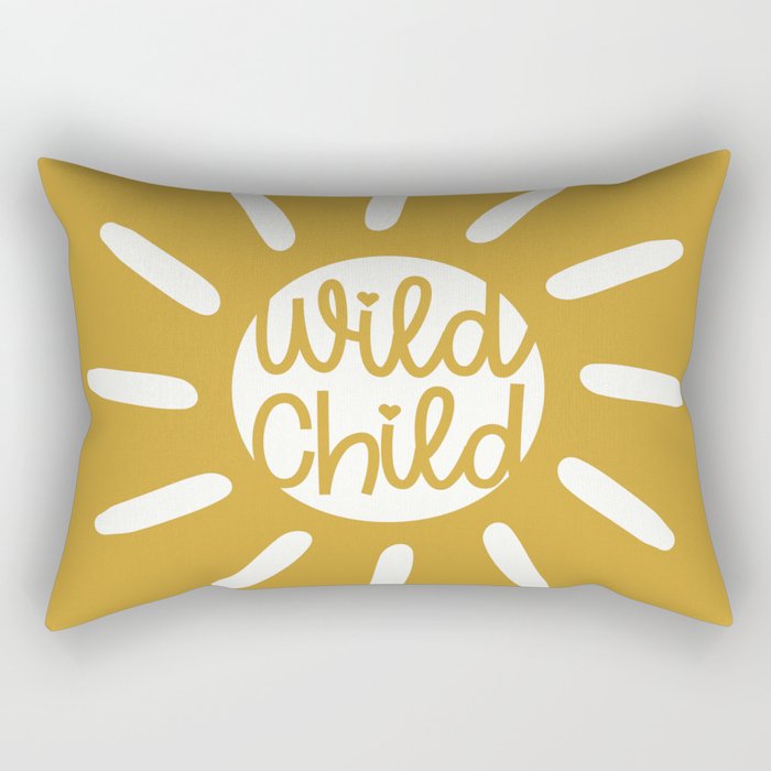 Wild Child Rectangular Pillow Gallery Image 2
