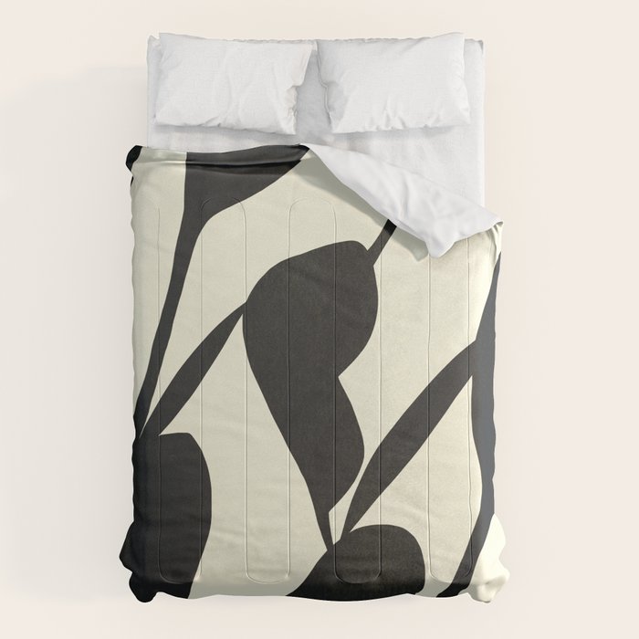 Abstract A17-black Comforter Gallery Image 6