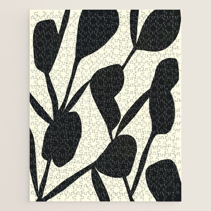 Abstract A17-black Jigsaw Puzzle