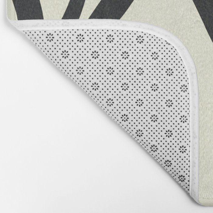 Abstract A17-black Bath Mat Gallery Image 2