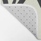 Abstract A17-black Bath Mat Gallery Image 2