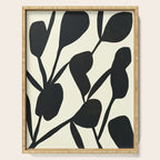 Abstract A17-black Serving Tray Gallery Image 1