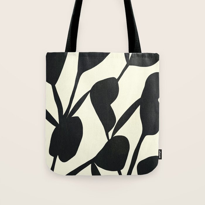Abstract A17-black Tote Bag Gallery Image 1