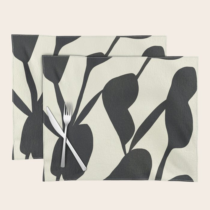 Abstract A17-black Placemat Gallery Image 1