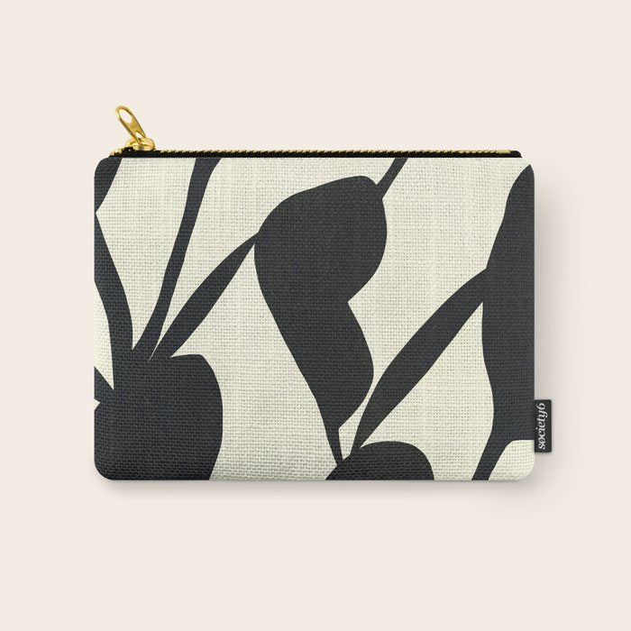 Abstract A17-black Carry All Pouch Gallery Image 1