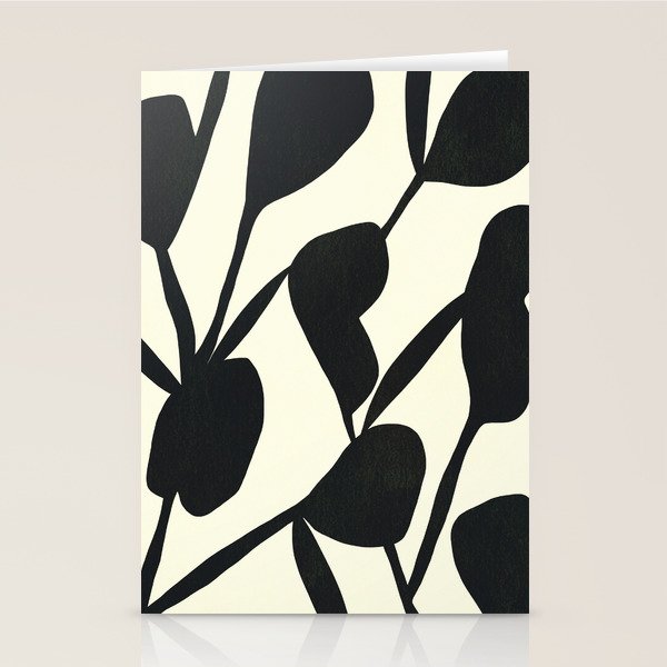 Abstract A17-black Stationery Card Gallery Image 1