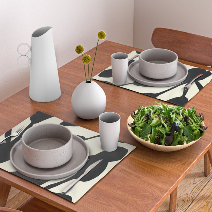 Abstract A17-black Placemat Gallery Image 2