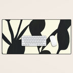 Abstract A17-black Desk Mat Gallery Image 1