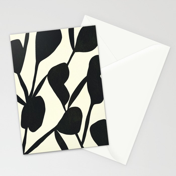 Abstract A17-black Stationery Card Gallery Image 2