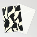 Abstract A17-black Stationery Card Gallery Image 2