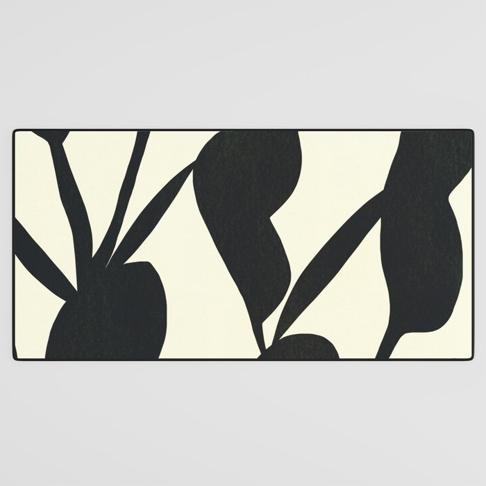 Abstract A17-black Desk Mat Gallery Image 3