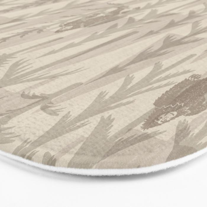 Subtle Sasquatch - Neutral Bath Mat Gallery Image 3