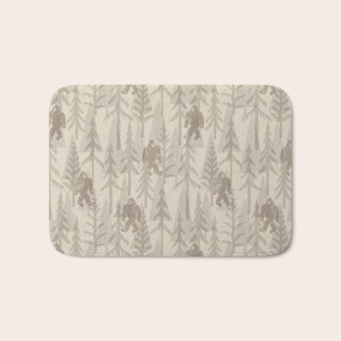 Subtle Sasquatch - Neutral Bath Mat Gallery Image 1