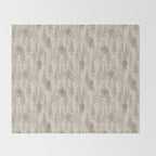 Subtle Sasquatch - Neutral Throw Blanket Gallery Image 2
