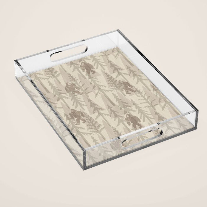Subtle Sasquatch - Neutral Acrylic Tray Gallery Image 1
