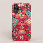 Epic Red Oriental Anthropologie Berber Atlas Moroccan Style iPhone Case Gallery Image 1