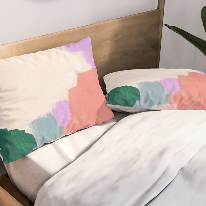 Abstract Oil Painting No. 70 Pillow Sham Gallery Image 2