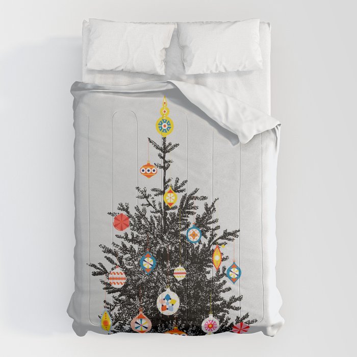 Decorated christmas tree Comforter Gallery Image 1