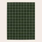 Small Grid Pattern - Deep Green Poster Gallery Image 4