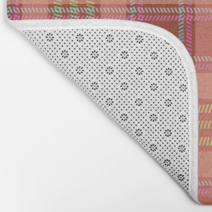Modern Charm Plaids Bath Mat Gallery Image 2