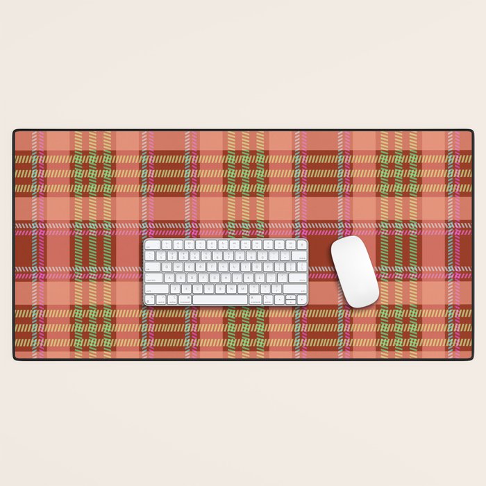Modern Charm Plaids Desk Mat Gallery Image 1