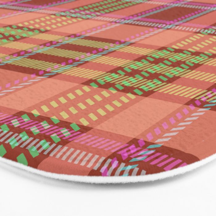 Modern Charm Plaids Bath Mat Gallery Image 3