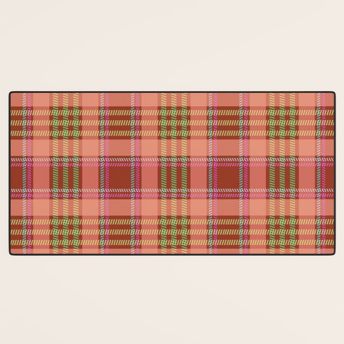 Modern Charm Plaids Desk Mat Gallery Image 3