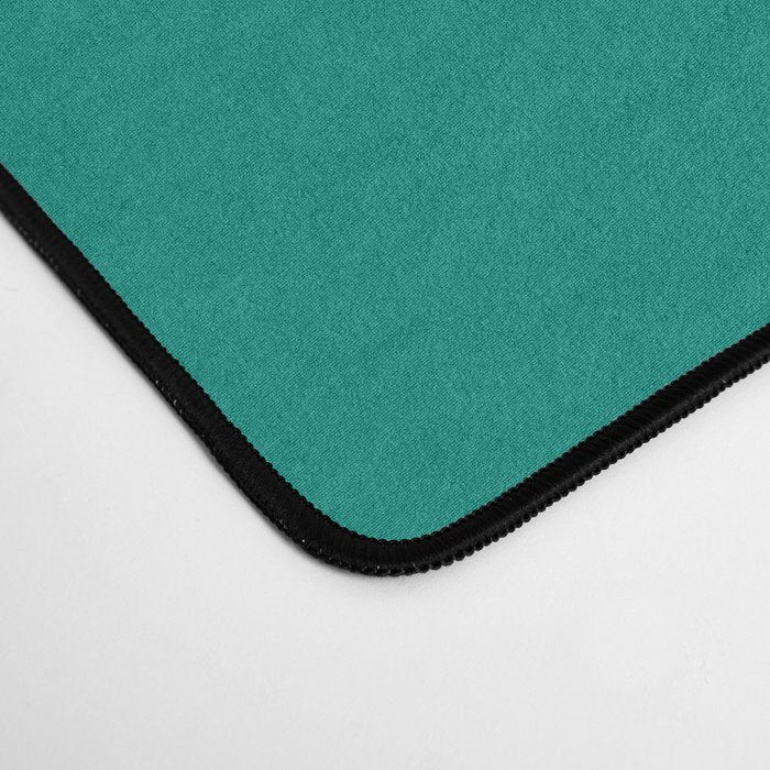 Mid Mod Sun II on Turquoise Teal Desk Mat Gallery Image 4