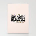 Home Is Where The Pets Are Stationery Card Gallery Image 2
