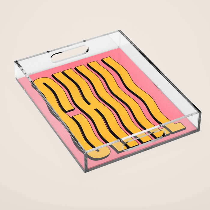 Chill: Wavy Summer Edition Acrylic Tray Gallery Image 1