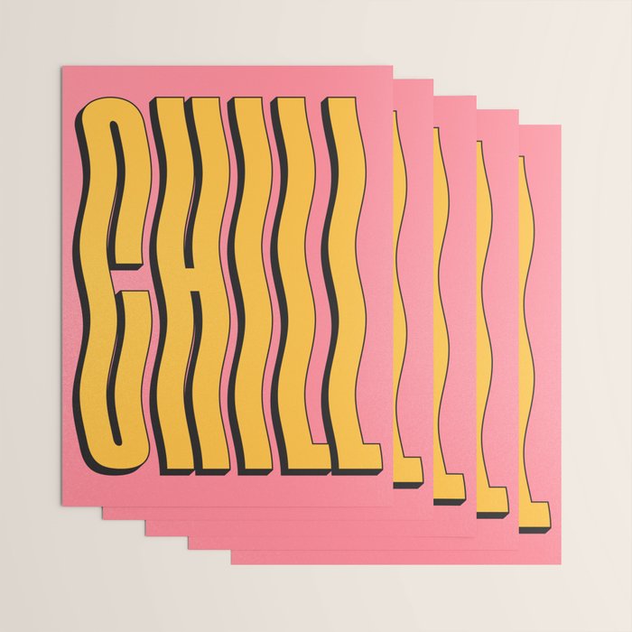 Chill: Wavy Summer Edition Wrapping Paper Gallery Image 3