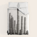 Black and White Cactus Duvet Cover Gallery Image 6