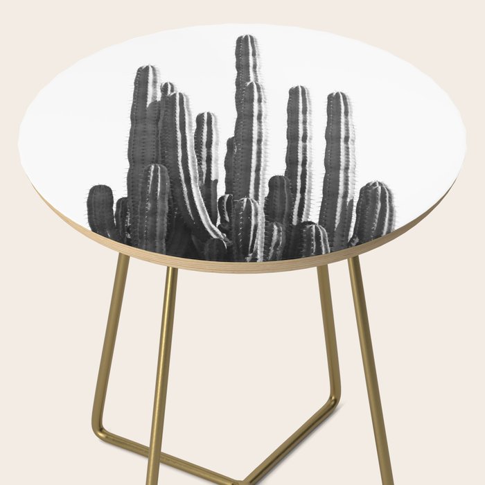 Black and White Cactus Side Table Gallery Image 2