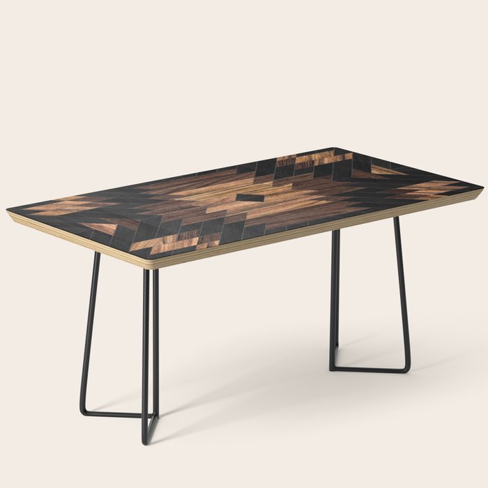 Urban Tribal Pattern No.7 - Aztec - Wood Coffee Table Gallery Image 1