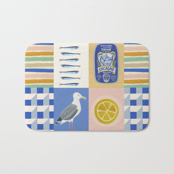 Seaside poster Bath Mat Gallery Image 1
