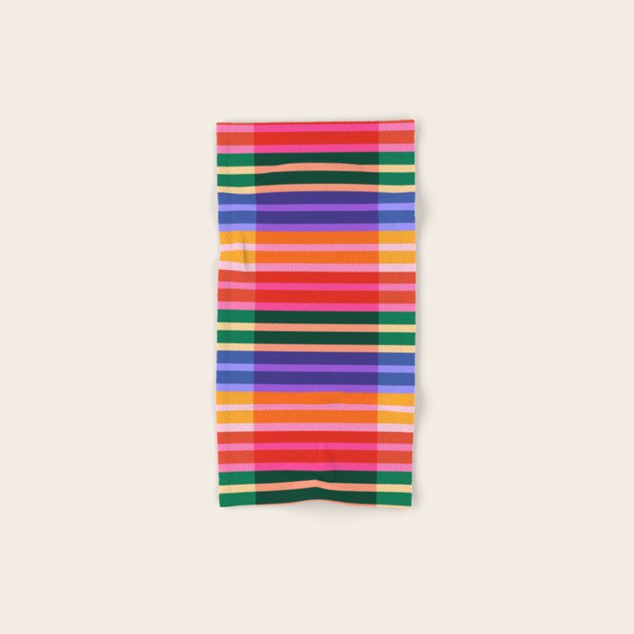 Color Block Stripes Bath Towel Gallery Image 1