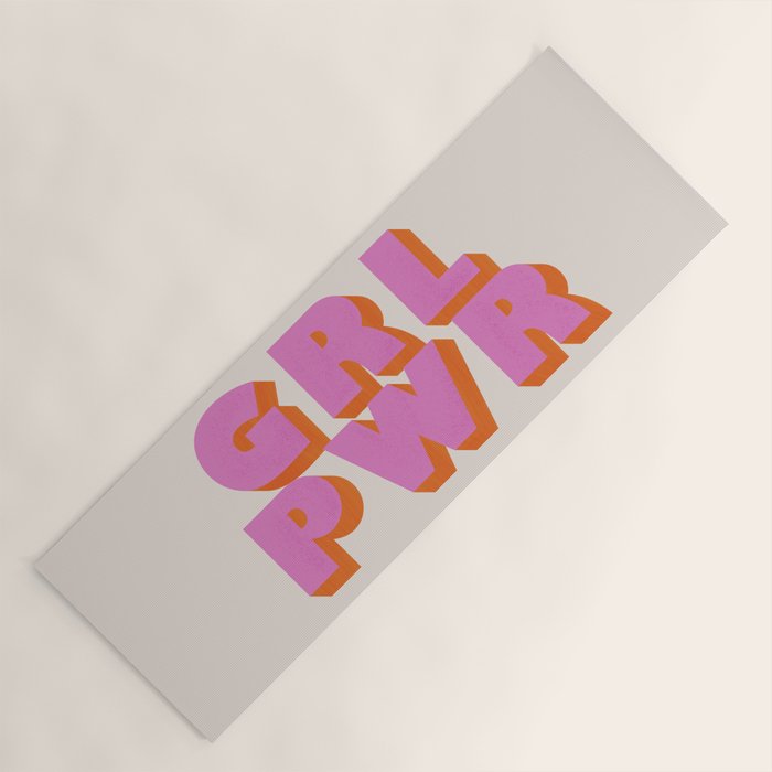 Girl Power Yoga Mat Gallery Image 1