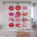 Lips of Love Wall Mural Gallery Image 1