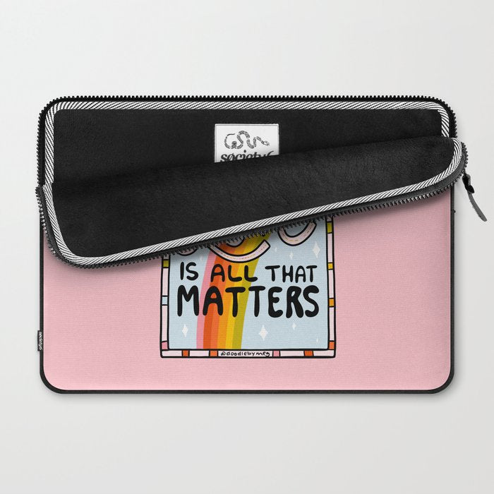Love Is All That Matters Laptop Sleeve Gallery Image 2