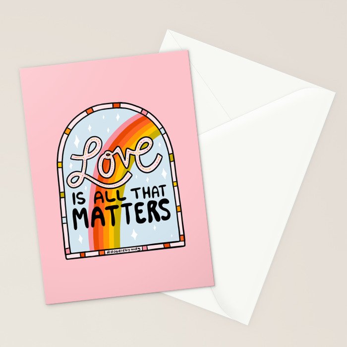 Love Is All That Matters Stationery Card Gallery Image 2