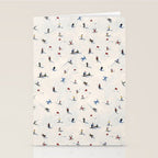 Les Skieurs Stationery Card Gallery Image 2